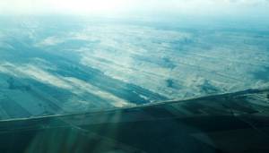 Auf dem Flug nach Westen ...