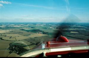 Kaiserwetter �ber Great-Britain...vor uns ein Segelfluggel�nde!
