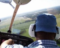 Im Anflug auf Rotenburg an der W�mme